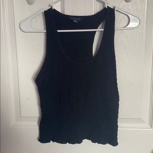 American Eagle black smocked tank top